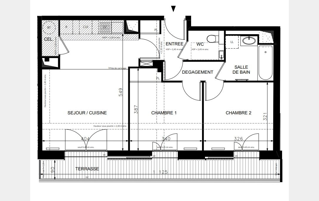 Annonces EAUBONNE : Appartement | PARIS (75018) | 60 m2 | 890 000 € 